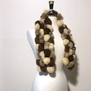 Valerie Stevens Rabbit Fur Scarf - Italy